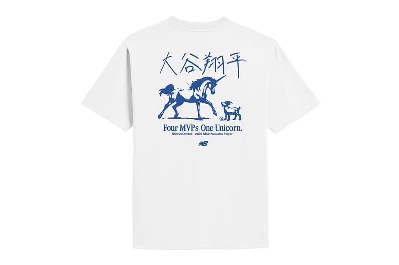 New Balance comemora o quarto MVP de Shohei Ohtani com a camiseta "Unicorn"