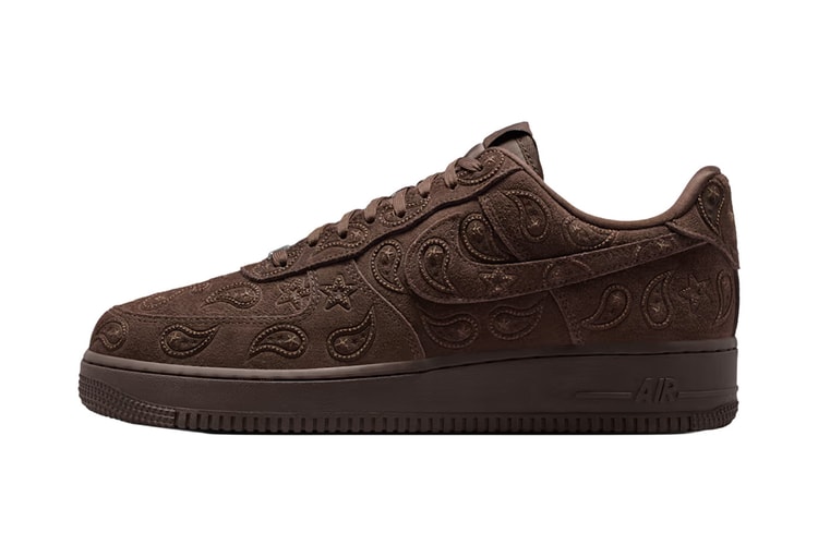 Nike reinventa o Air Force 1 Low em versão “Paisley/Baroque Brown”