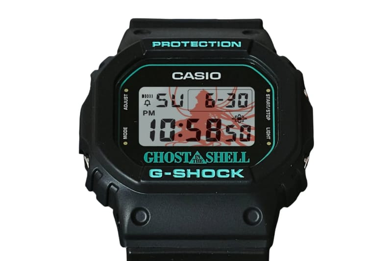 G-SHOCK celebra 37 anos de ‘Ghost in the Shell’ com relógio stealth DW-5600