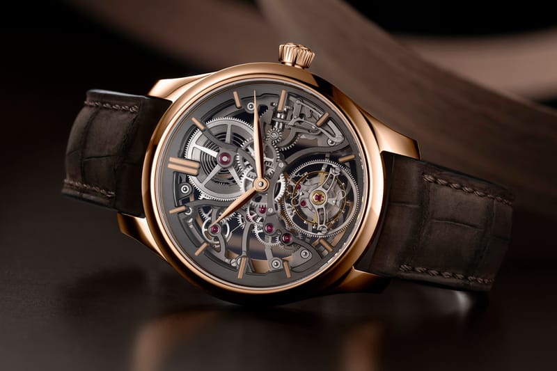 Endeavour Tourbillon Skeleton da H. Moser & Cie. chega em ouro vermelho