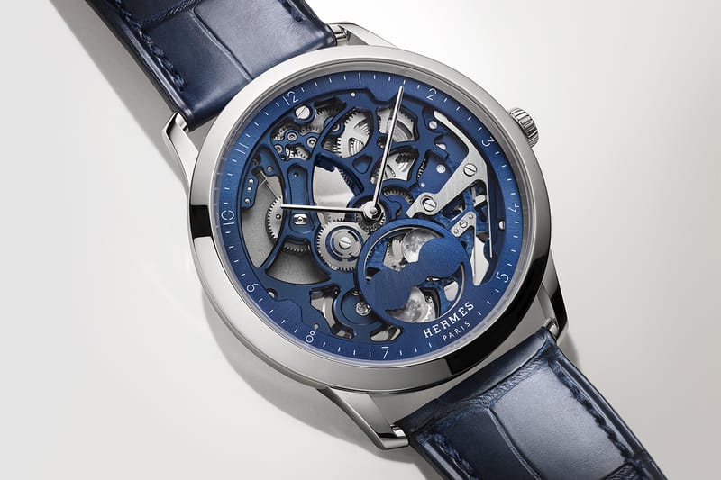 Hermès lança relógio esqueletizado Slim d’Hermès Squelette Lune
