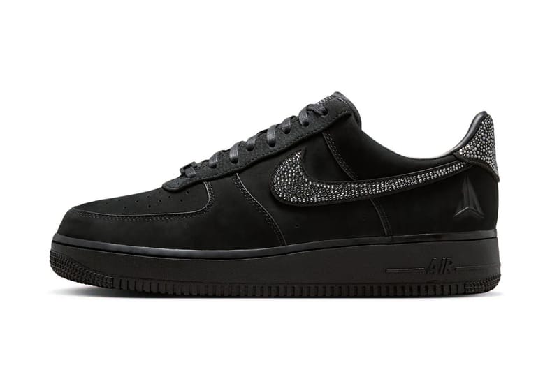 Ja Morant se junta à Nike em um Air Force 1 Low todo preto com cristais Swarovski