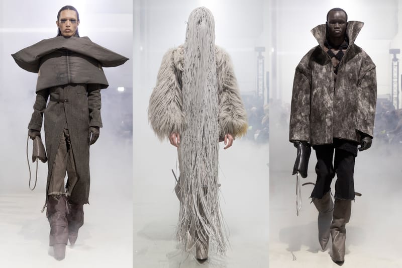 Rick Owens FW26 mistura armadura industrial com sátira afiada
