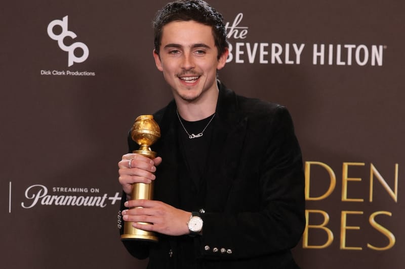 Wrist Check: Timothée Chalamet ostenta um Urban Jürgensen UJ-2 de platina no Golden Globes 2026