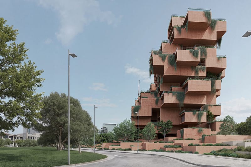 Red Hills de Georges Batzios Architects leva o conceito de vila vertical para Attica