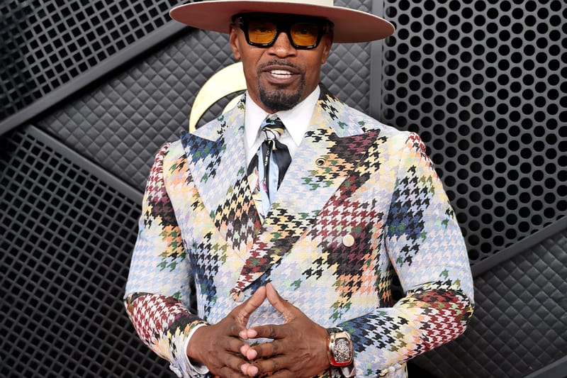 Wrist Check: Jamie Foxx ostenta Jacob & Co. Bugatti Chiron V2 de US$ 445.500 no Grammy 2026