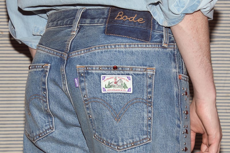 Levi's x Bode Selvedge “Barrel Racer Jean” resgata designs de arquivo dos anos 50
