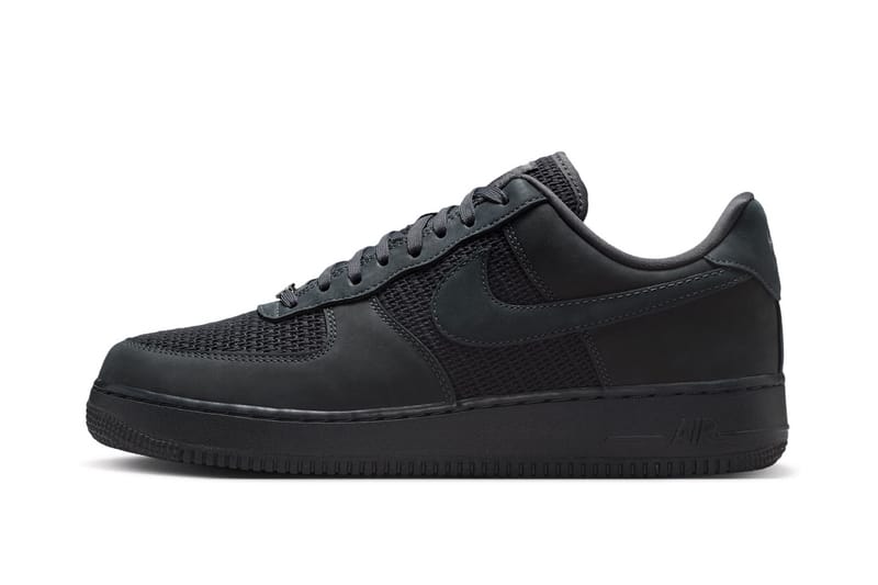 Nike dá um visual furtivo “Anthracite” ao Air Force 1 Low Woven