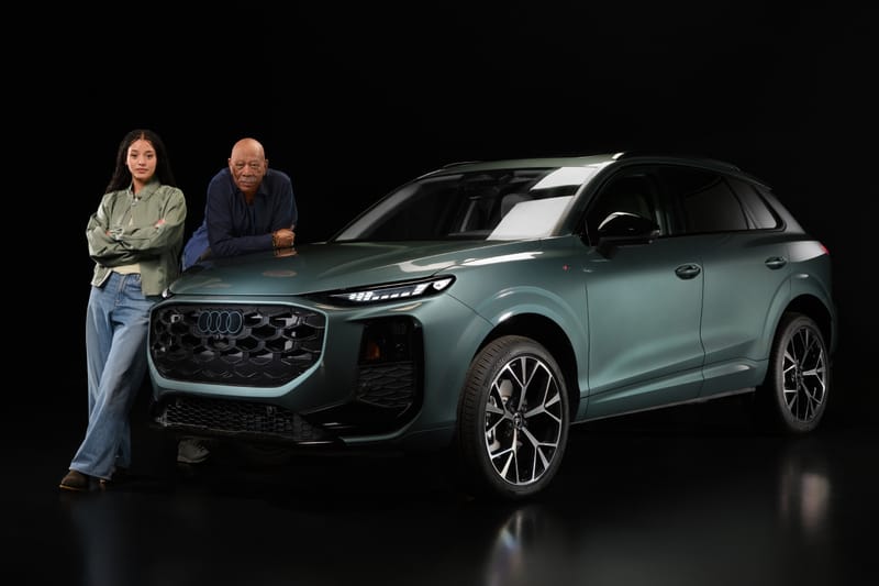 Audi Q3 2026 convoca Morgan Freeman e Chase Infiniti para um aval cinematográfico