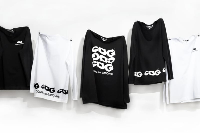 Camisetas CDG “Wave Logo” trazem um visual gráfico disruptivo