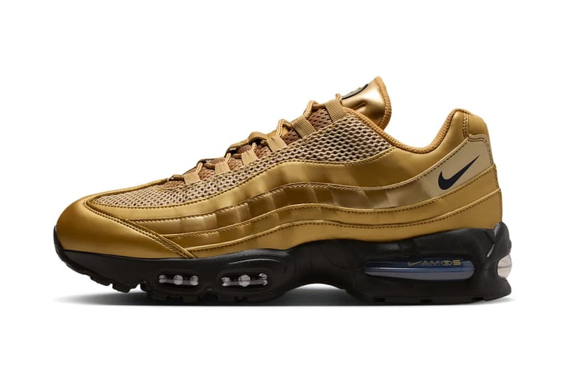 Nike lança o Air Max 95 Total 90 em um chamativo colorway "Metallic Gold"