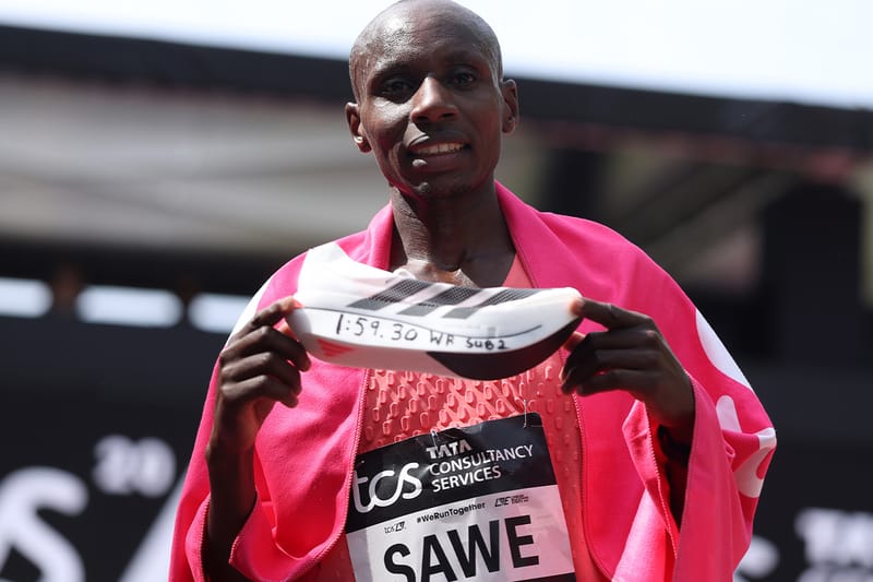 Sabastian Sawe e Yomif Kejelcha quebram a barreira da maratona sub-2 horas com o adidas Adizero Adios Pro Evo 3