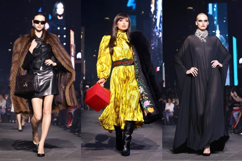 Demna fecha a Times Square para o desfile Cruise 2027 da Gucci