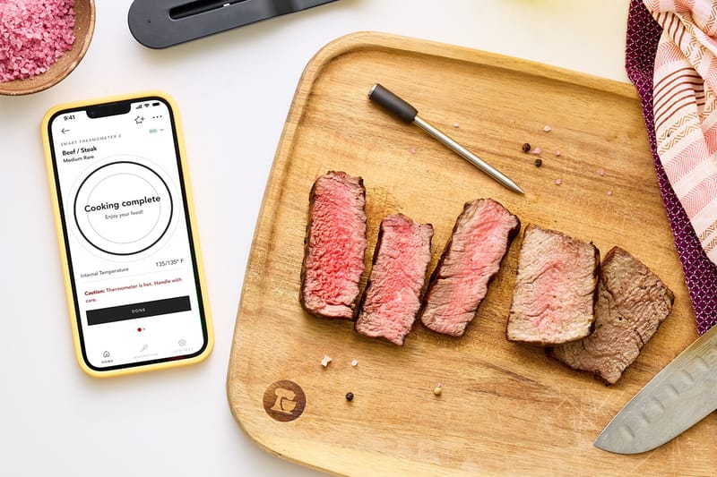 KitchenAid lança seu primeiro termômetro inteligente de US$ 200 para a cozinha conectada
