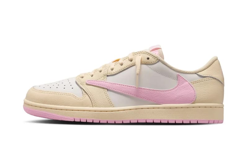 Pack Travis Scott x Air Jordan 1 Low OG SP “Sail/Shy Pink” chega às lojas ainda este mês