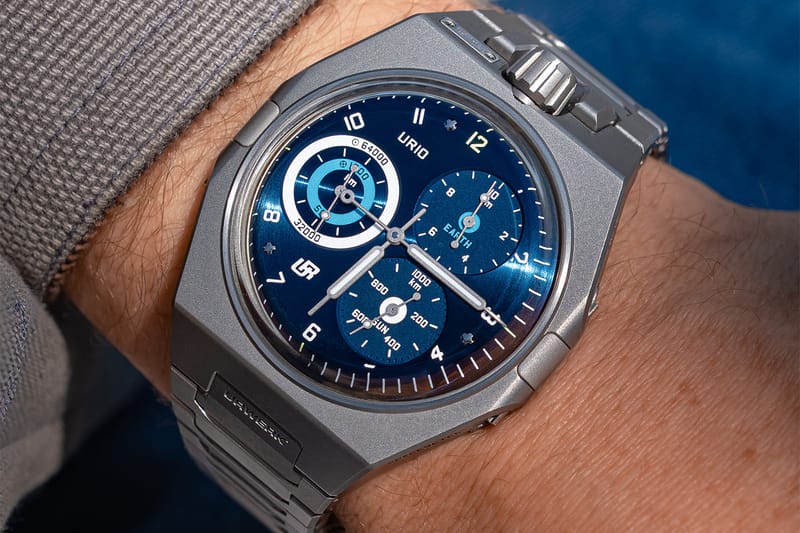URWERK UR‑10 SpaceMeter Blue: o relógio que mede a jornada da Terra