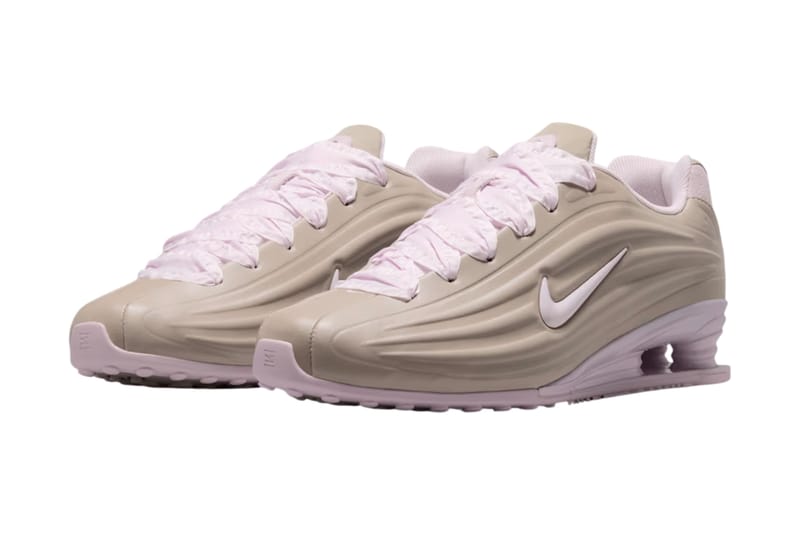 Nike Shox Z ganha solado cilíndrico mais fino e cadarços de fita na cor “Enigma Stone”