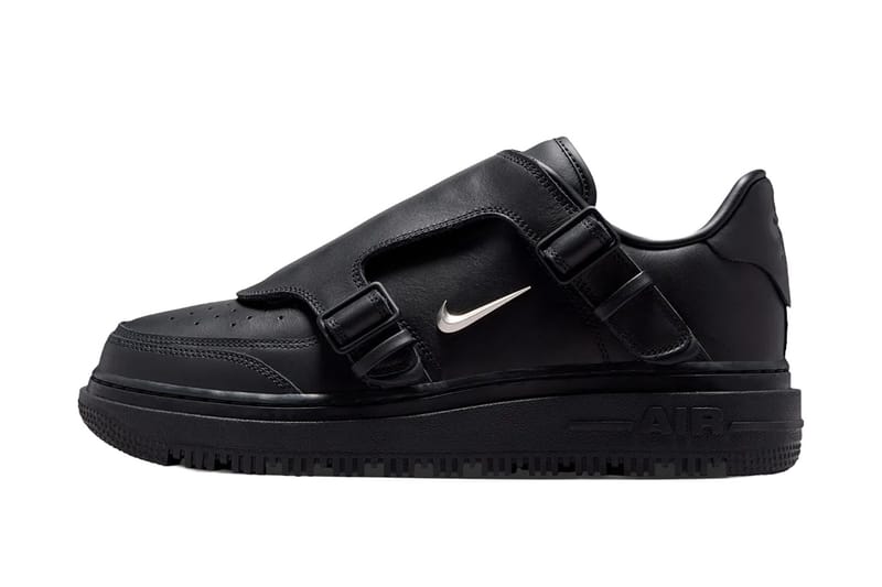 Imagens Oficiais do Nike Air Force 1 Low Luxe “Black”