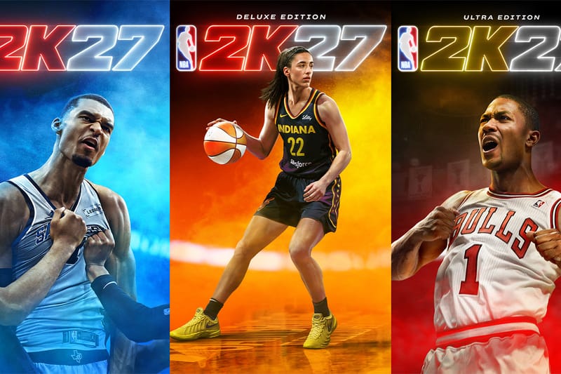 ‘NBA 2K27’ revela Victor Wembanyama, Caitlin Clark e Derrick Rose nas capas de três edições