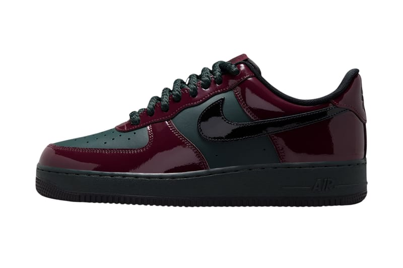 Novo Nike Air Force 1 Low Patent Leather ganha colorway “Beef and Broccoli”