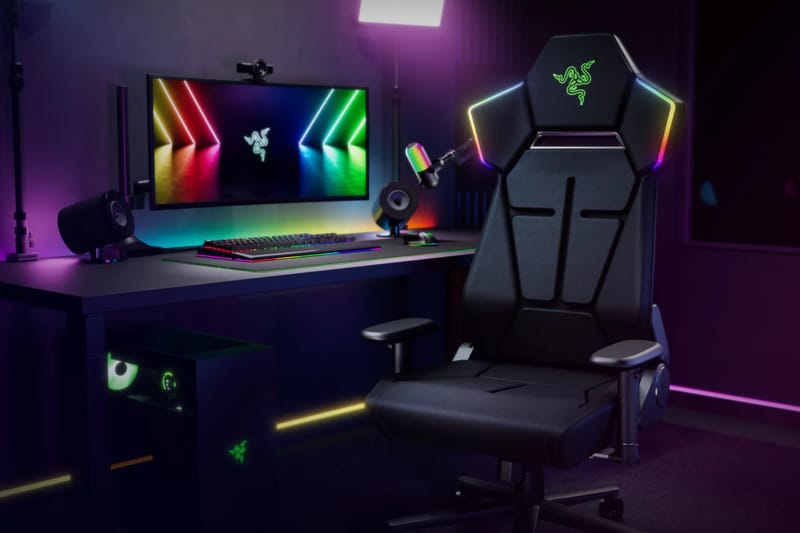 Razer Soma Chroma: cadeira gamer sem fio reage aos seus jogos com iluminação RGB em tempo real