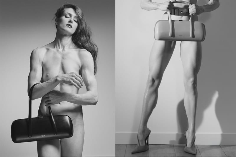 Primeira campanha de bolsas da Mugler traz fisiculturista nua