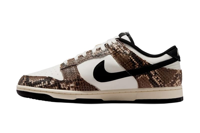 Confira as imagens oficiais do Nike Dunk Low Retro “Snake/Soft Pearl”