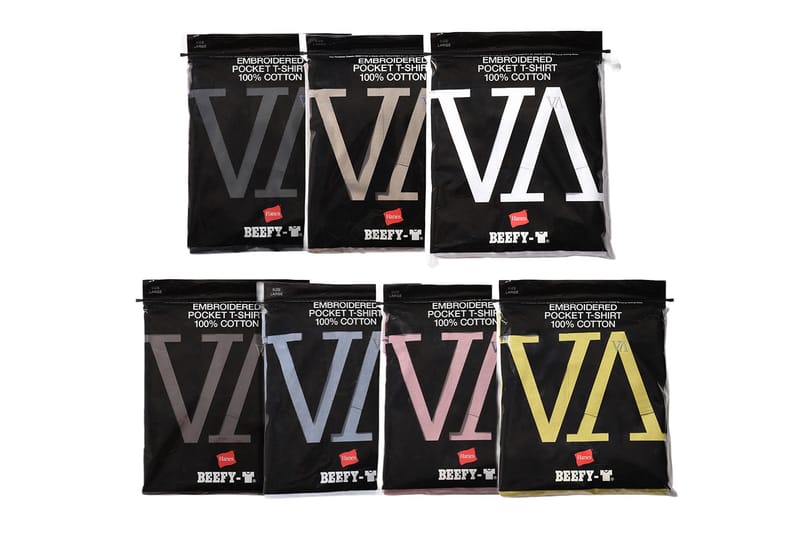 V.A. e Hanes lançam camisetas BEEFY-T® com bolso e cores combinadas