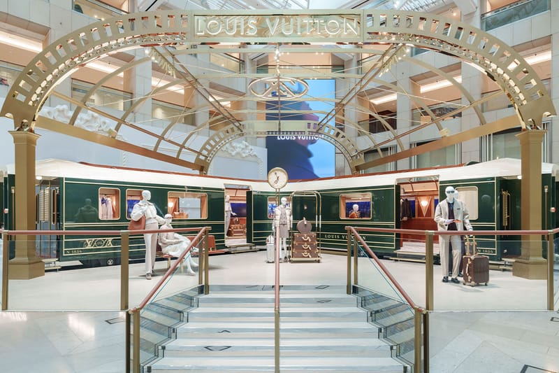 Louis Vuitton inaugura pop-up inspirado em trens no LANDMARK Hong Kong