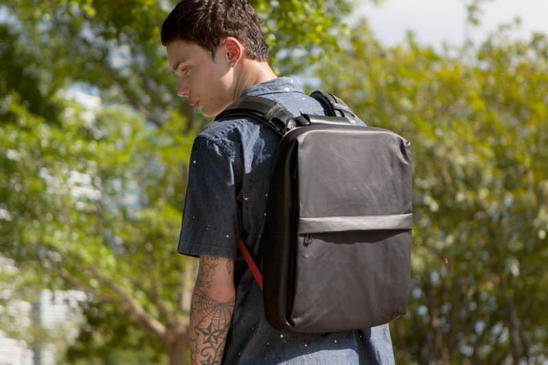 Cote&Ciel 2012 Coated Techno Canvas Flat Backpack