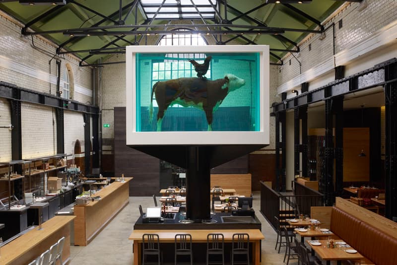 Damien Hirst’s “Cock and Bull” @ Tramshed Restaurant