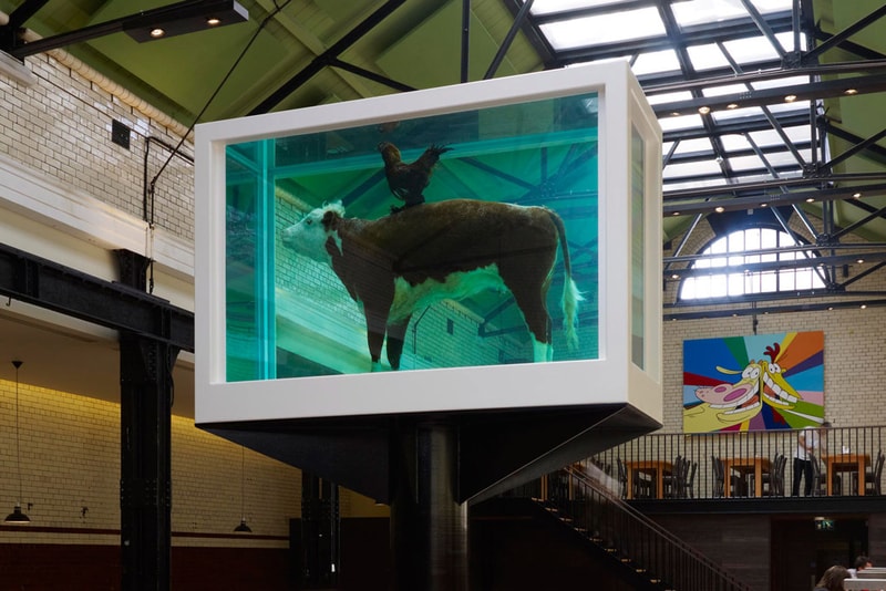Damien Hirst’s “Cock and Bull” @ Tramshed Restaurant