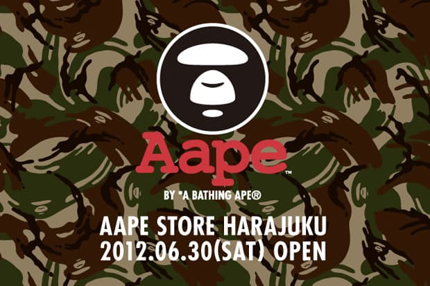AAPE by A Bathing Ape 原宿店即將開幕
