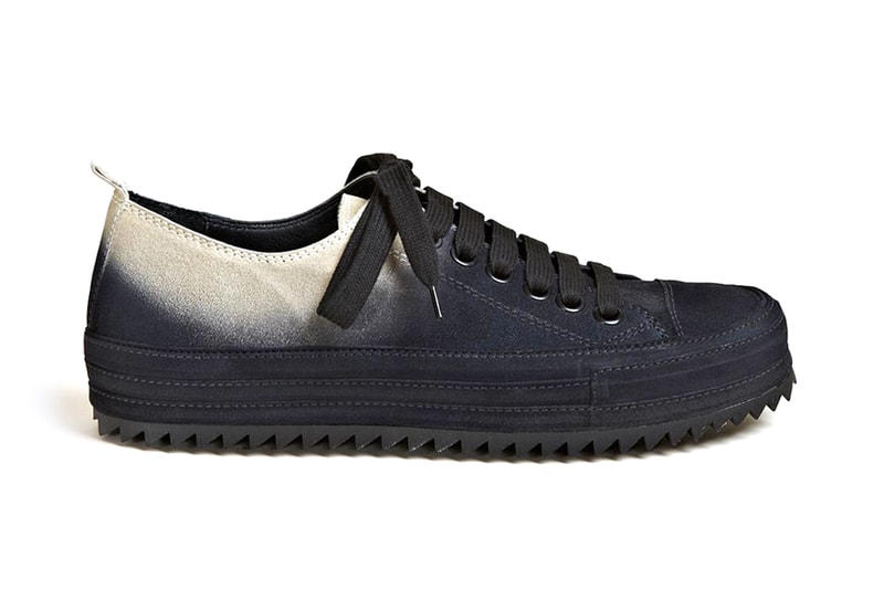 Ann Demeulemeester 2012 秋冬 Scamosciato Two Tone 麂皮雙色設計訓練鞋款