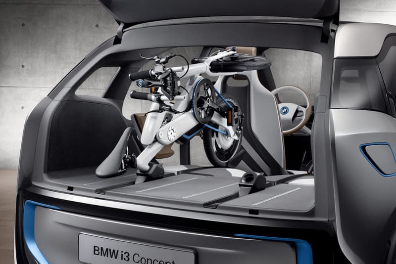 BMW i Pedelec Foldable Electric Bicycle Made for the BMW i3 Electric Car 
