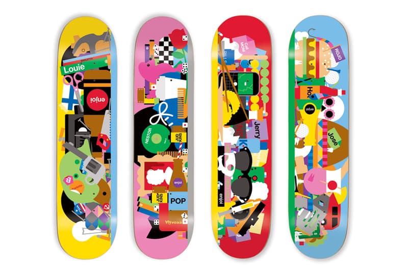 Craig & Karl for Enjoi 別注滑板系列