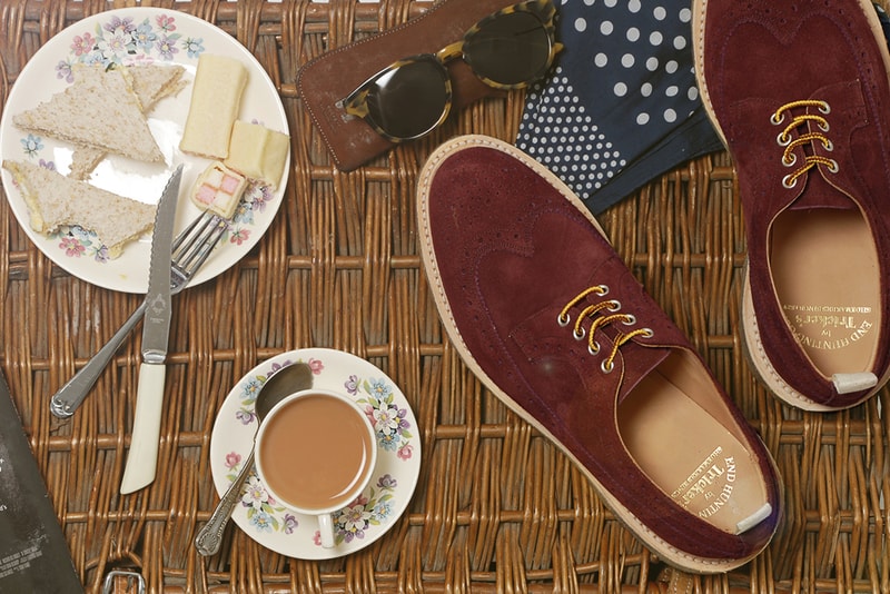 End Clothing x Tricker’s Repello Longwing Brogue 別注鞋履系列