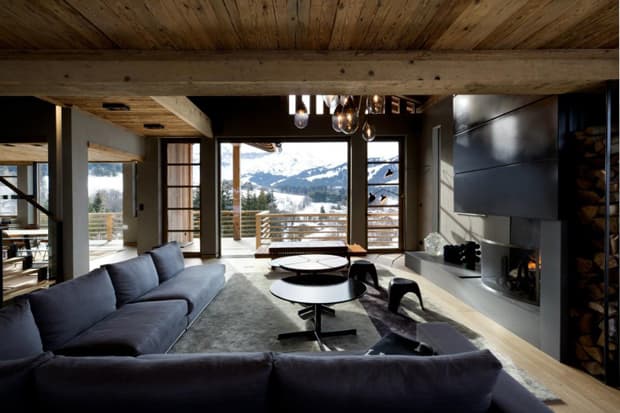 French Alps Mountain Cabin “Chalet Cyanella” by Bo Design