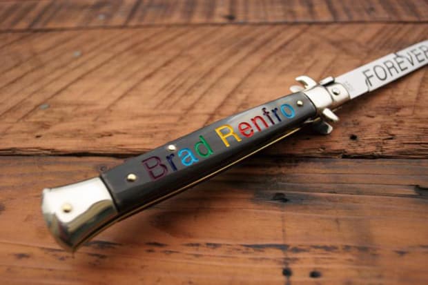 James Franco x LATAMA 限量 Switchblade 彈簧刀