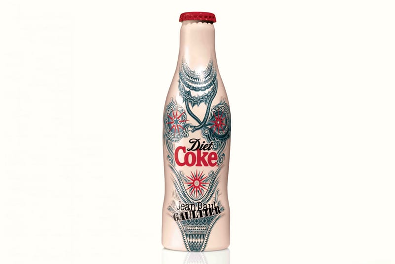Jean-Paul Gaultier 公布全新以 Tattoo 刺青為靈感的 Coca-Cola Light/Diet Coke 健怡可樂瓶身