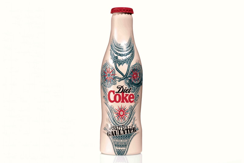 Jean-Paul Gaultier 公布全新以 Tattoo 刺青為靈感的 Coca-Cola Light/Diet Coke 健怡可樂瓶身