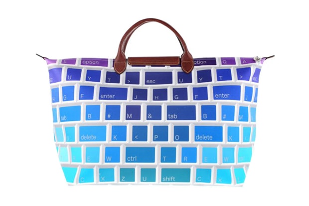 Jeremy Scott x Longchamp 彩虹鍵盤設計旅行包