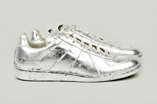 Maison Martin Margiela Silver Foil Replica Sneakers 時尚運動鞋款