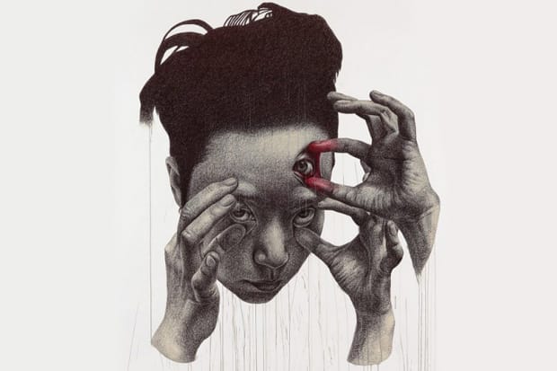 Spunky Zoe’s Monstrous Two-Sided 畫作