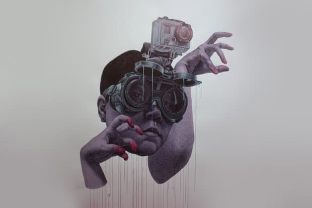 Spunky Zoe’s Monstrous Two-Sided 畫作