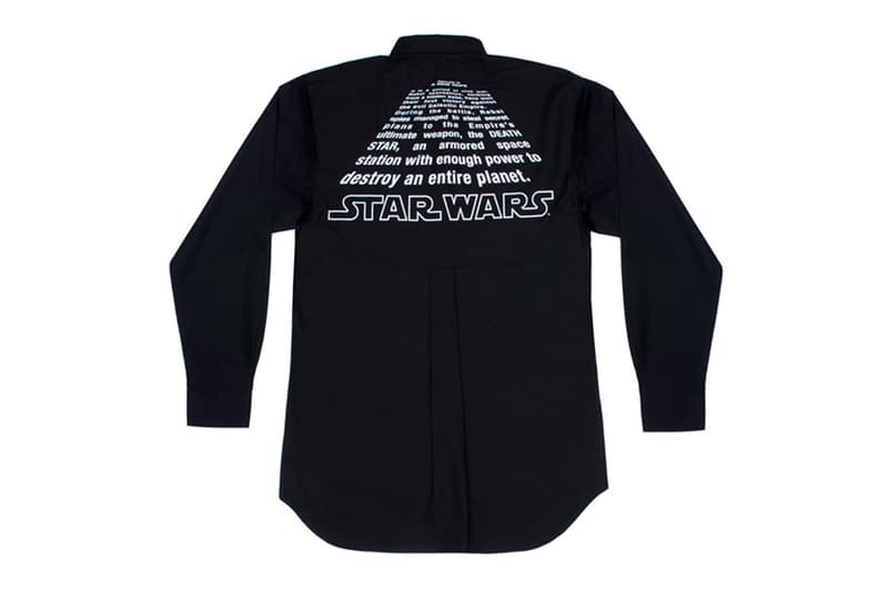 Star Wars x COMME des GARCONS SHIRT 2012 春夏別注系列
