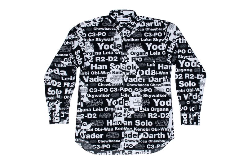 Star Wars x COMME des GARCONS SHIRT 2012 春夏別注系列