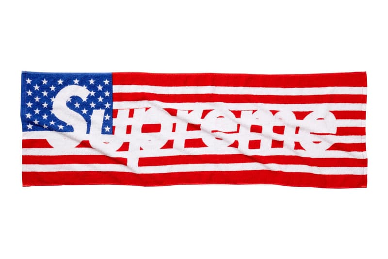 Supreme 2012 春夏美國國旗設計海灘浴巾