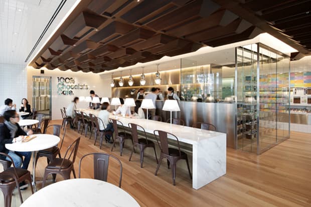 100% Chocolate Cafe by Wonderwall 特色室內設計