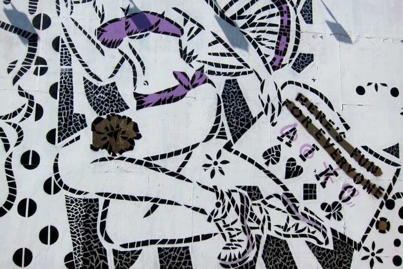 Aiko Nakagawa Mural @ Bowery & Houston NYC Graffiti Wall 最新塗鴉作品